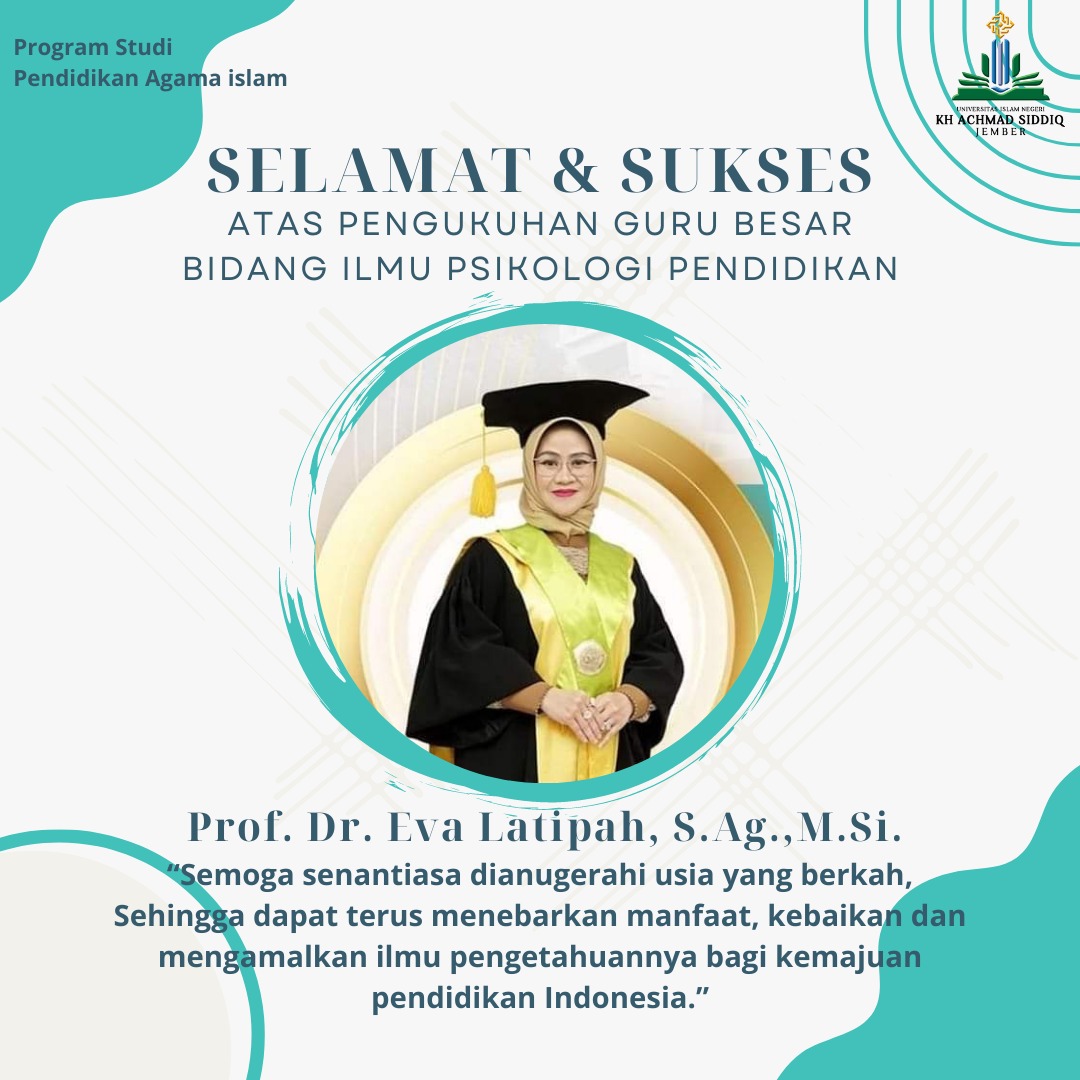 Selamat Prof Dr. Eva Latipah, S.Ag., M.Si